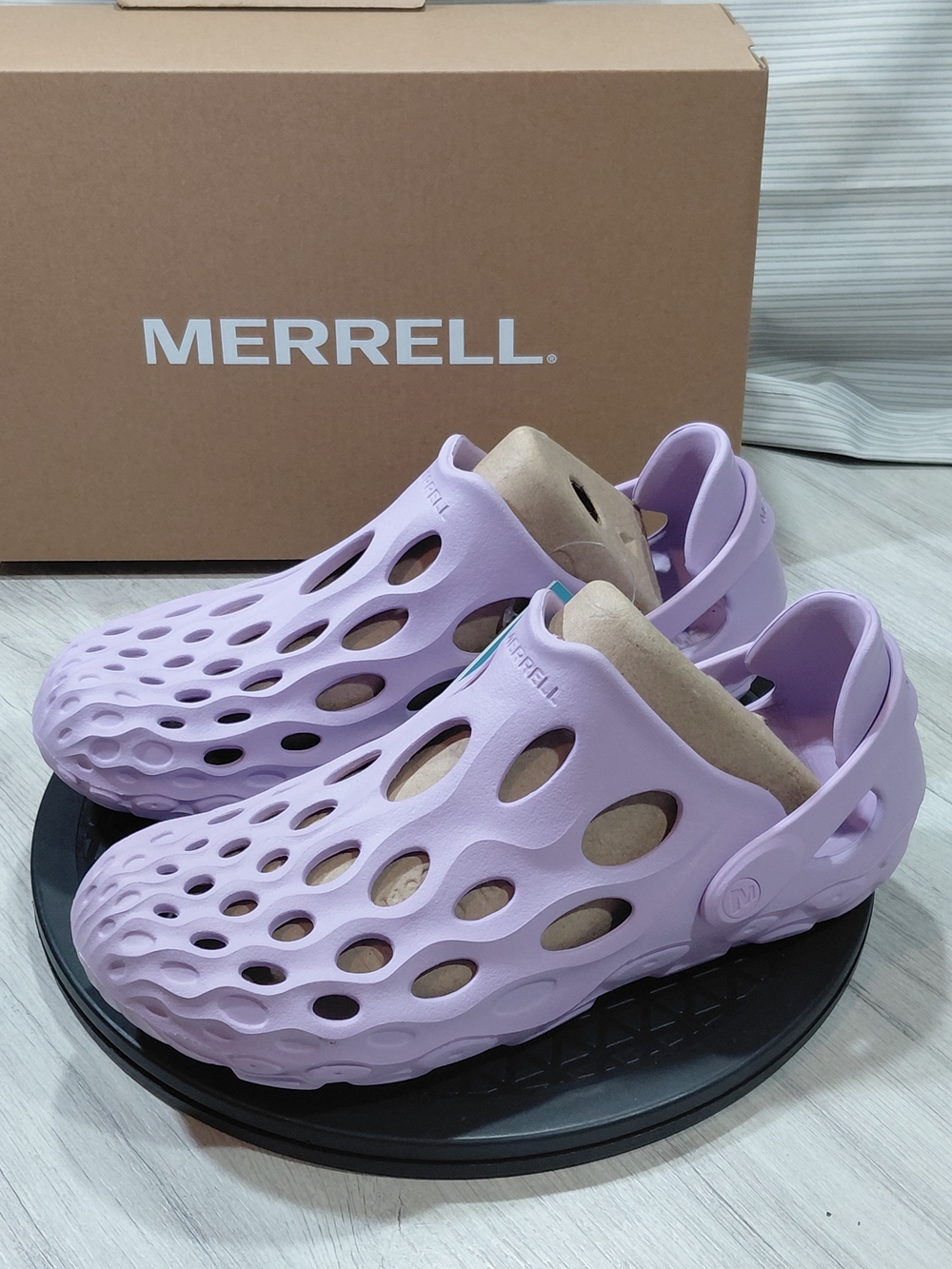 NEW Merrell Womens Hydro Moc Lavender Water Shoe Slip On Performance Foam W10
